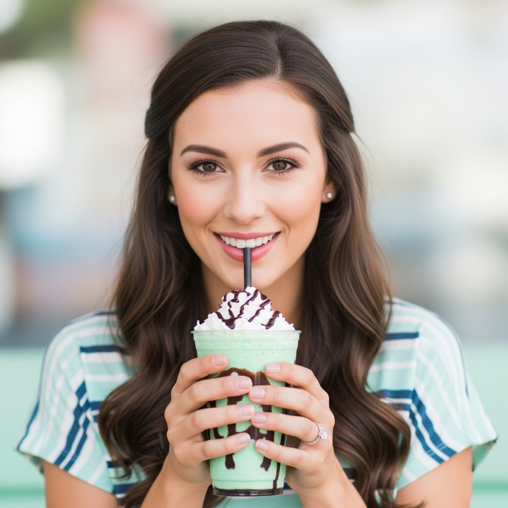 Mint Chocolate Shake (seasonal)