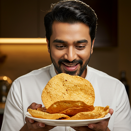 Deep-Fried Paapads (Appalam)